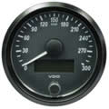 VDO SingleViu Speedometer 300 Kmh Black 80mm gauge